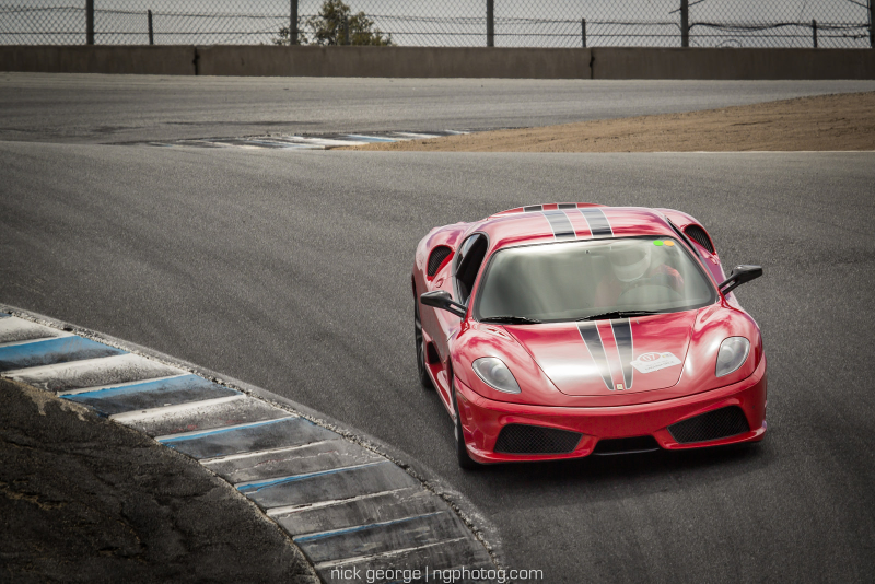Illustration for article titled Ferrari Challenge at Laguna Seca